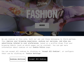 'jeanpaulgaultier.com' screenshot
