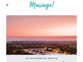 'mariage.com' screenshot