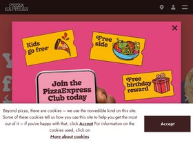 'pizzaexpress.com' screenshot