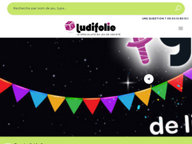 'ludifolie.com' screenshot