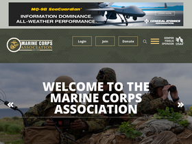 'mca-marines.org' screenshot