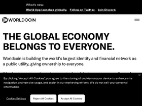 'worldcoin.org' screenshot