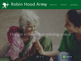 'robinhoodarmy.com' screenshot