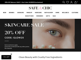 'safeandchic.com' screenshot