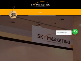 'skymarketing.com.pk' screenshot