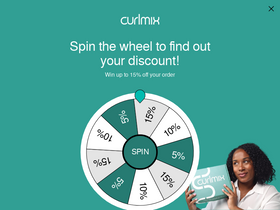 'curlmix.com' screenshot