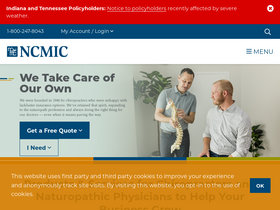 'ncmic.com' screenshot