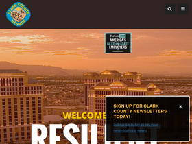 'clarkcountynv.gov' screenshot
