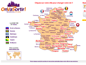 'onvasortir.com' screenshot