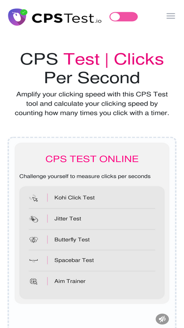 Challenge yourself with the Kohi Click Test!, by CPS Test