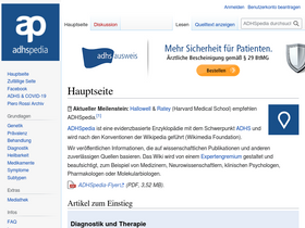 'adhspedia.de' screenshot