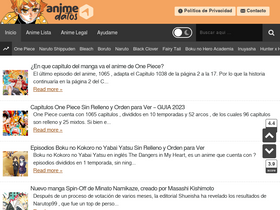 'animedatos.com' screenshot