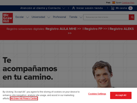 'mheducation.es' screenshot