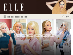 'ellechina.com' screenshot