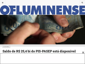 'ofluminense.com.br' screenshot