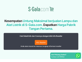 's-gala.com' screenshot