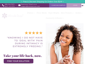 'intimaterose.com' screenshot