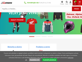 'k2moto.cz' screenshot