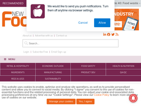 'newfoodmagazine.com' screenshot