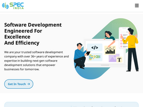'spec-india.com' screenshot