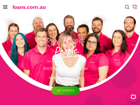 'loans.com.au' screenshot