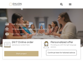 'ehlion.com' screenshot