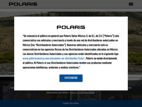 'polarismexico.com' screenshot