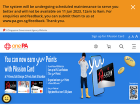 'onepa.gov.sg' screenshot
