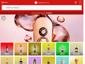 'oaks.delivery' screenshot