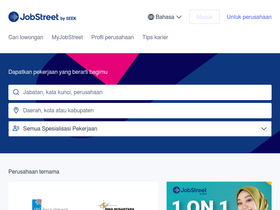 'jobstreet.co.id' screenshot