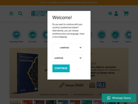 'semerkandkitap.com' screenshot