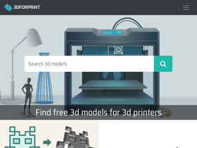 '3dforprint.com' screenshot