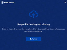 'fastupload.io' screenshot