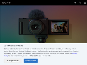 'sony-asia.com' screenshot