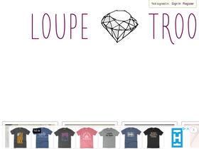 'loupetroop.com' screenshot