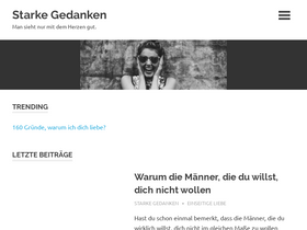 'starke-gedanken.de' screenshot