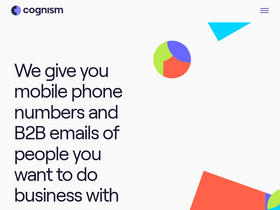 'cognism.com' screenshot