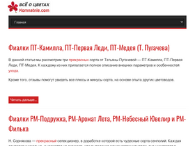 'komnatnie.com' screenshot