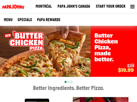 'papajohns.ca' screenshot