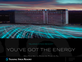 'talkingstickresort.com' screenshot