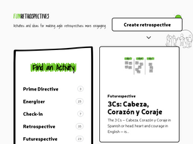 'funretrospectives.com' screenshot