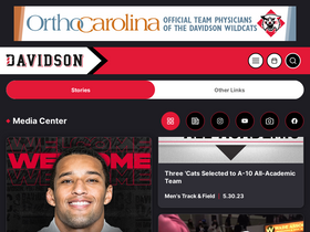 'davidsonwildcats.com' screenshot