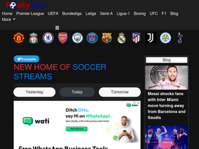 'footybite.to' screenshot