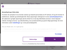'bornibyen.dk' screenshot