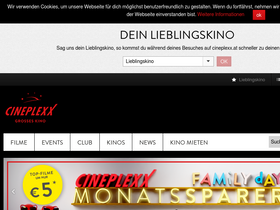 'cineplexx.at' screenshot