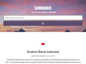 'semuabis.com' screenshot
