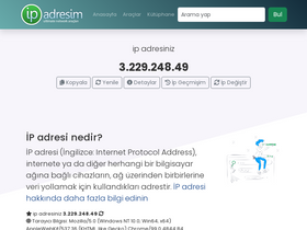 'ip-adresim.net' screenshot