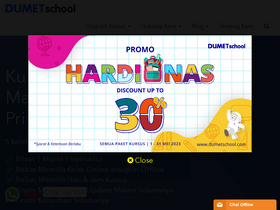 'dumetschool.com' screenshot