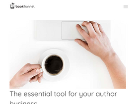 'bookfunnel.com' screenshot