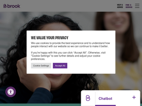 'brook.org.uk' screenshot